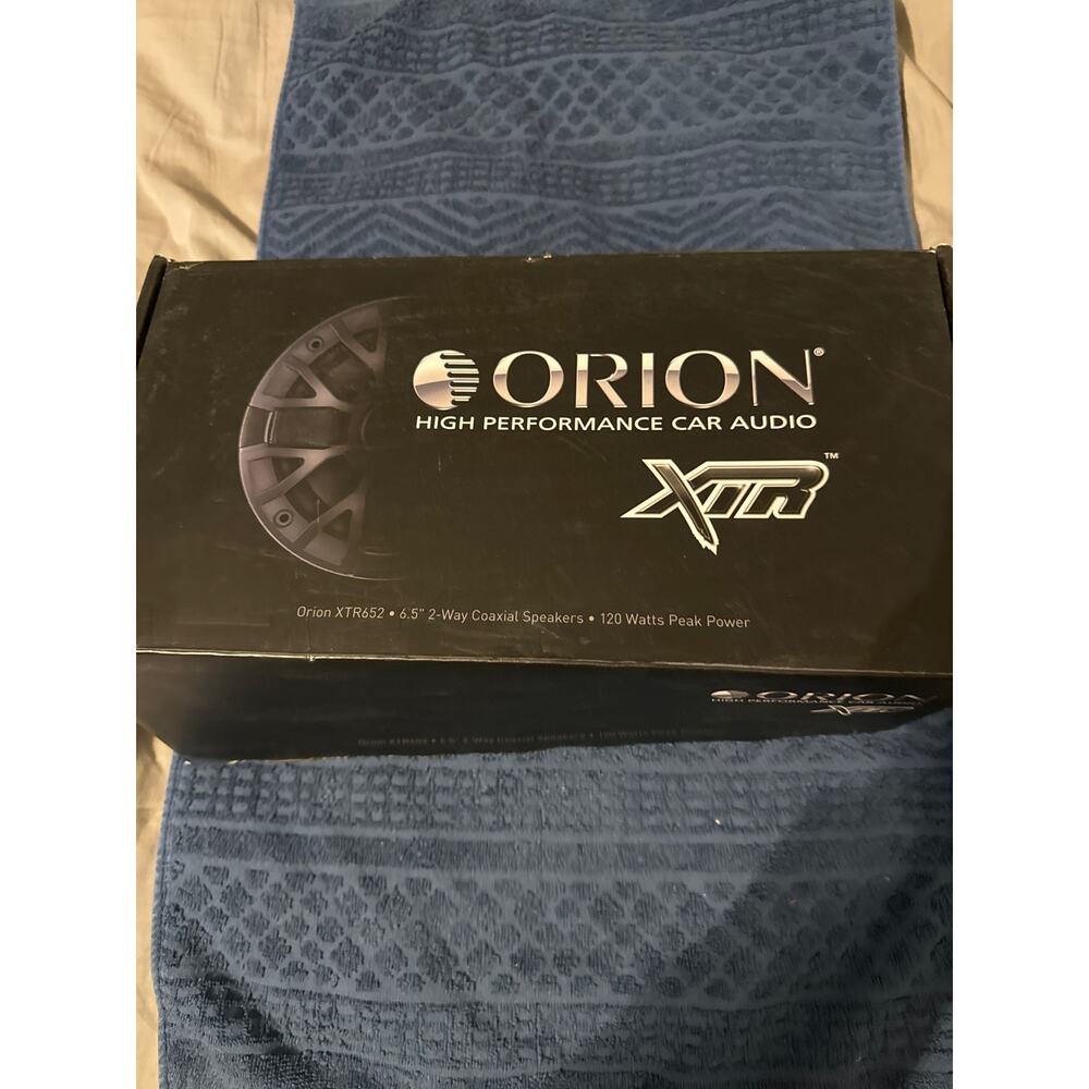Orion 6.5‎ “ 2way Coaxial Speaker 129 Watts Peak power. XTR652